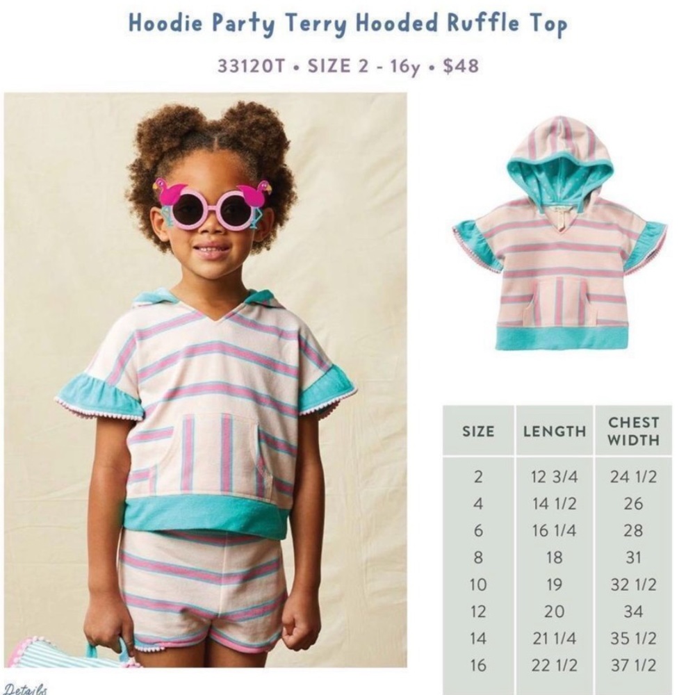 NEW Matilda Jane Short Sleeve Hoodie 10 - Picture 13 of 13